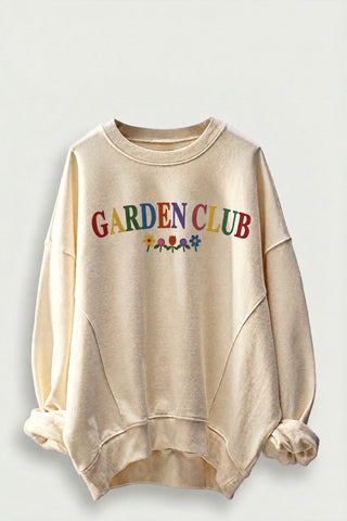 Garden Club Graphic Sweatshirt in Chalk - Women's Wholesale Sweatshirts & Hoodies | Trend Notes
