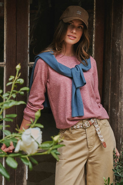Soft Knit Crewneck Pullover Sweater