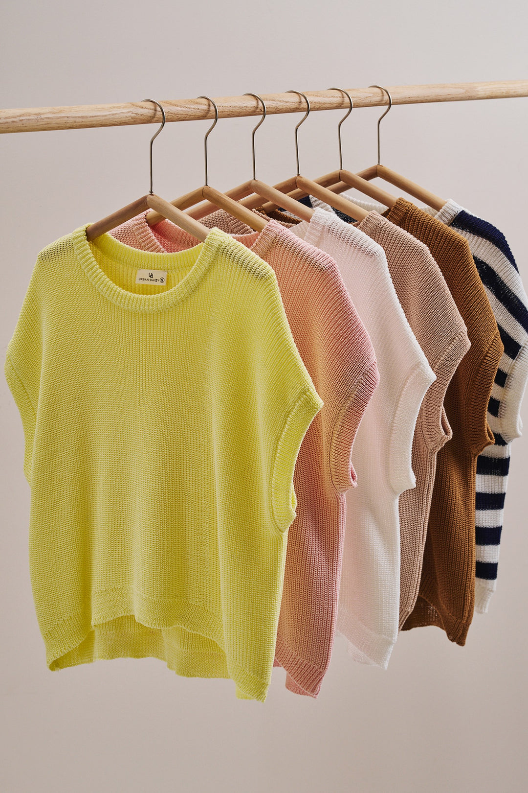 Sunlit Air Knit Cap Sleeve Top - Women's Wholesale Sweaters | Trend Notes