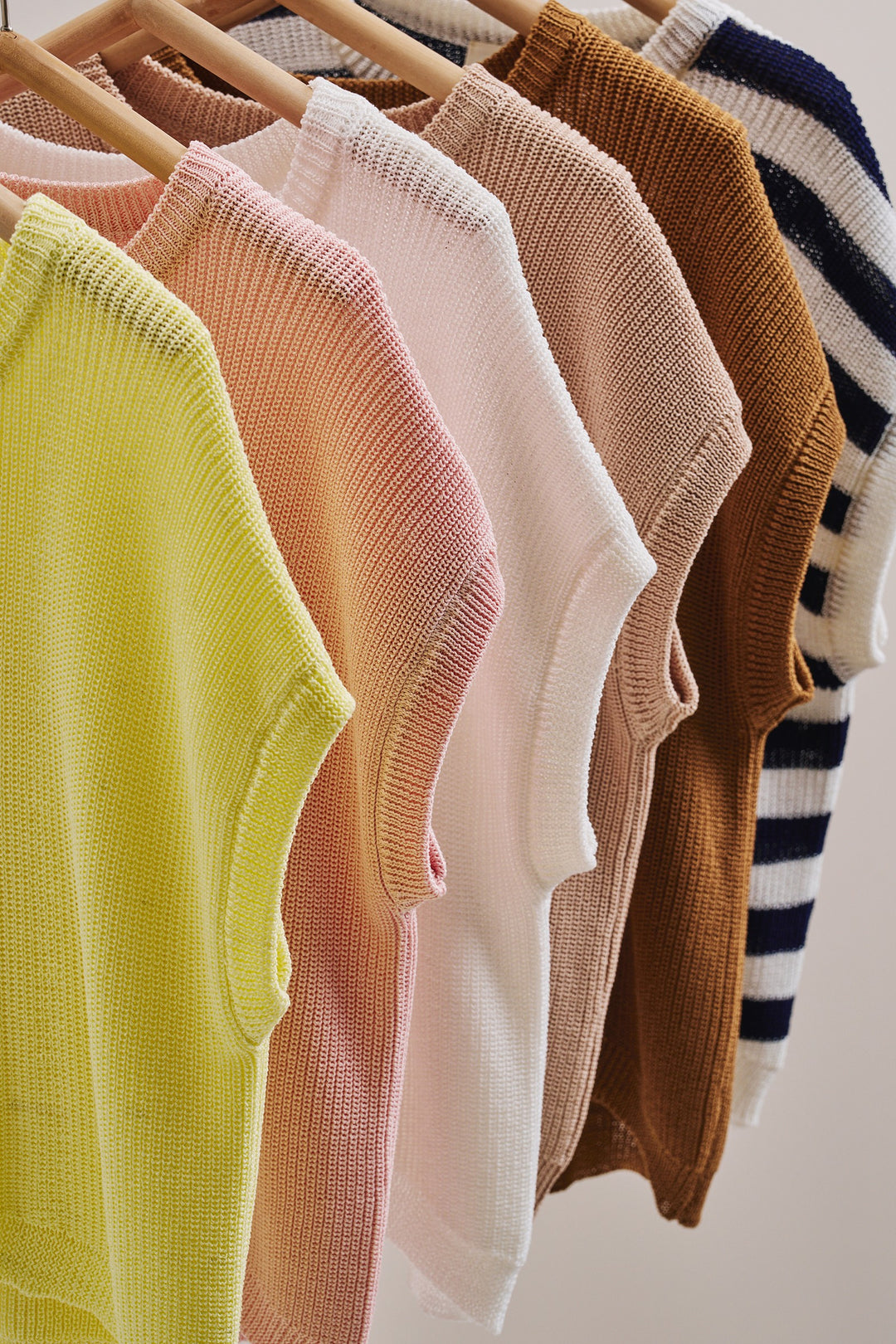 Sunlit Air Knit Cap Sleeve Top - Women's Wholesale Sweaters | Trend Notes