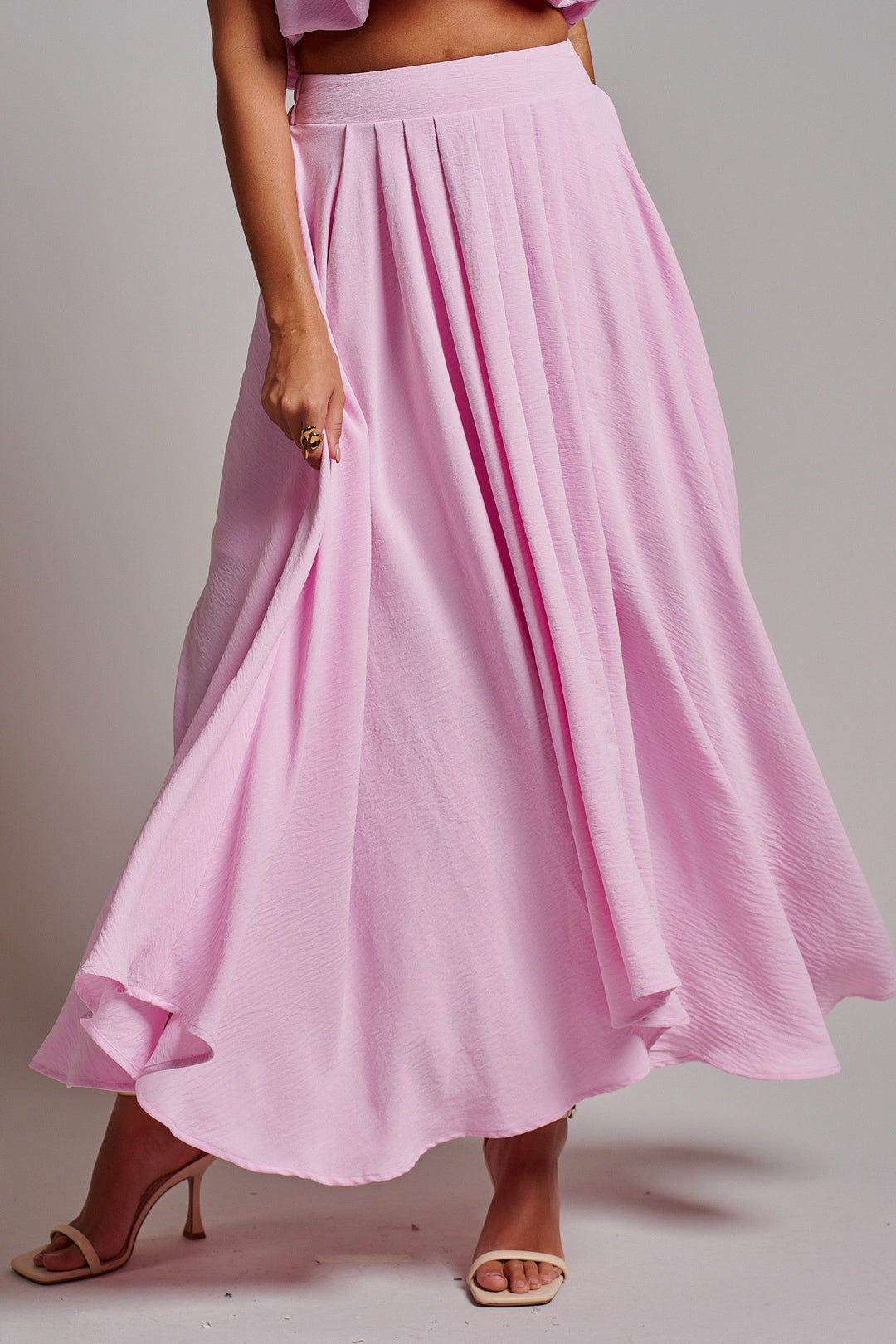 Desert Drape Boho Maxi Skirt in PINK - Women's Wholesale Skirts | Trend Notes