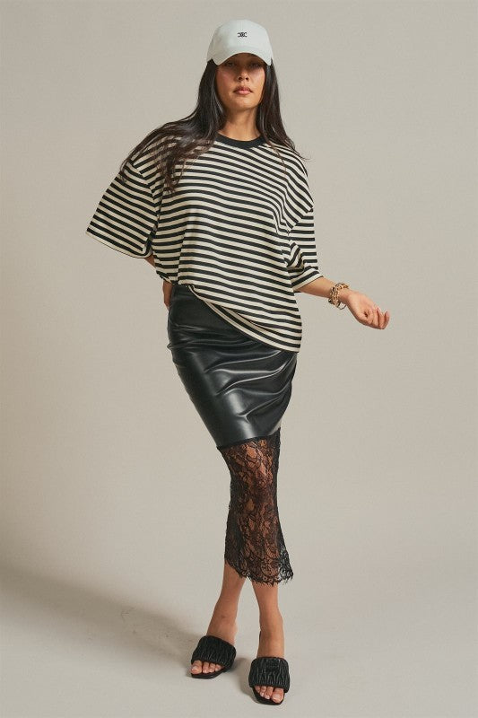 Laid Back Weekend Stripe Tee