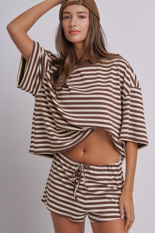 Laid Back Weekend Stripe Tee