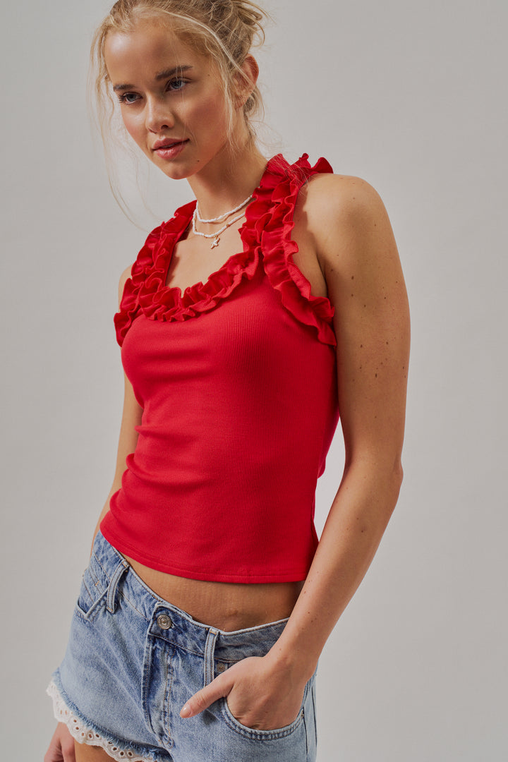 Sweet Ruffle Muse Tank