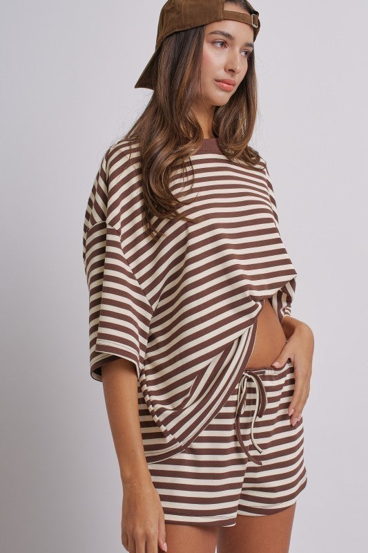 Laid Back Weekend Stripe Tee