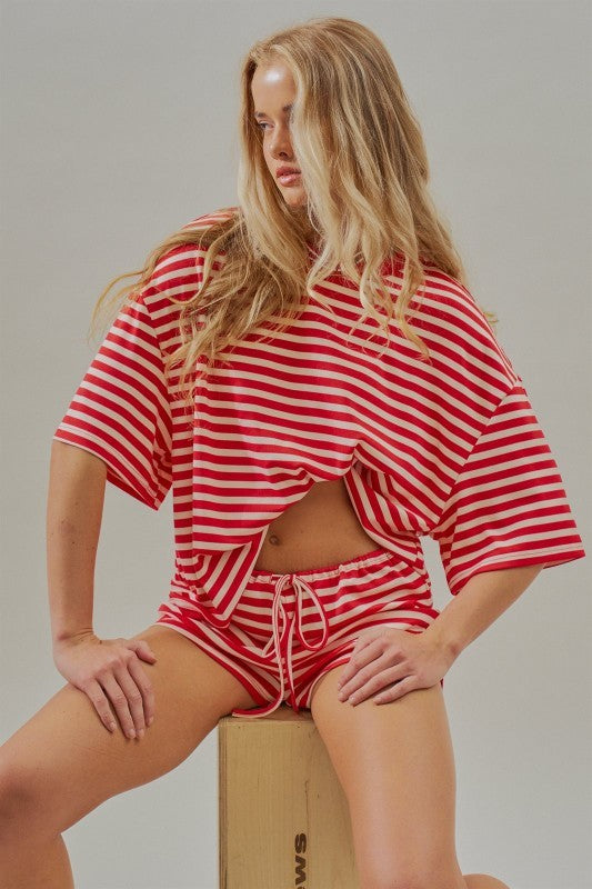 Laid Back Weekend Stripe Tee