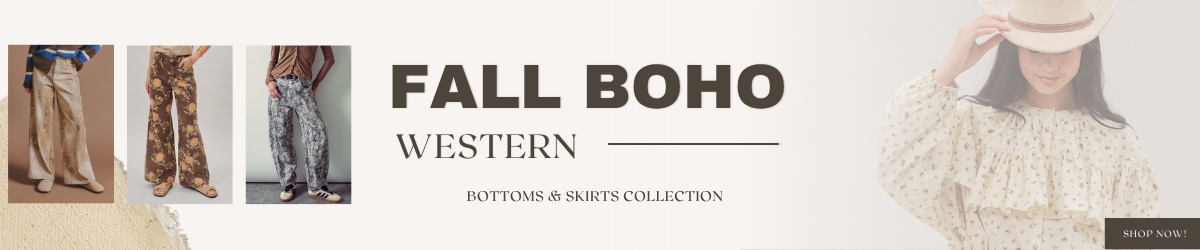 Fall Boho Western Bottoms & Skirts Collection