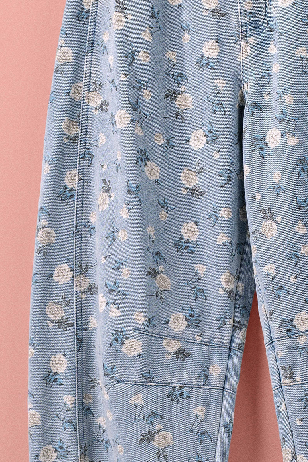 vintage relaxed garden denim barrel jeans - denim (additional view)