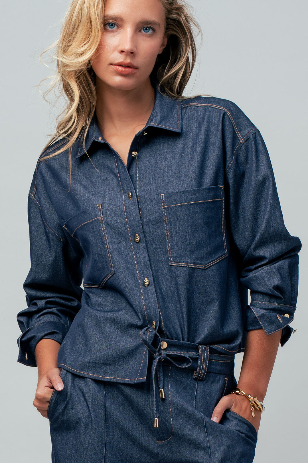 utility shirt - indigo (additional view)