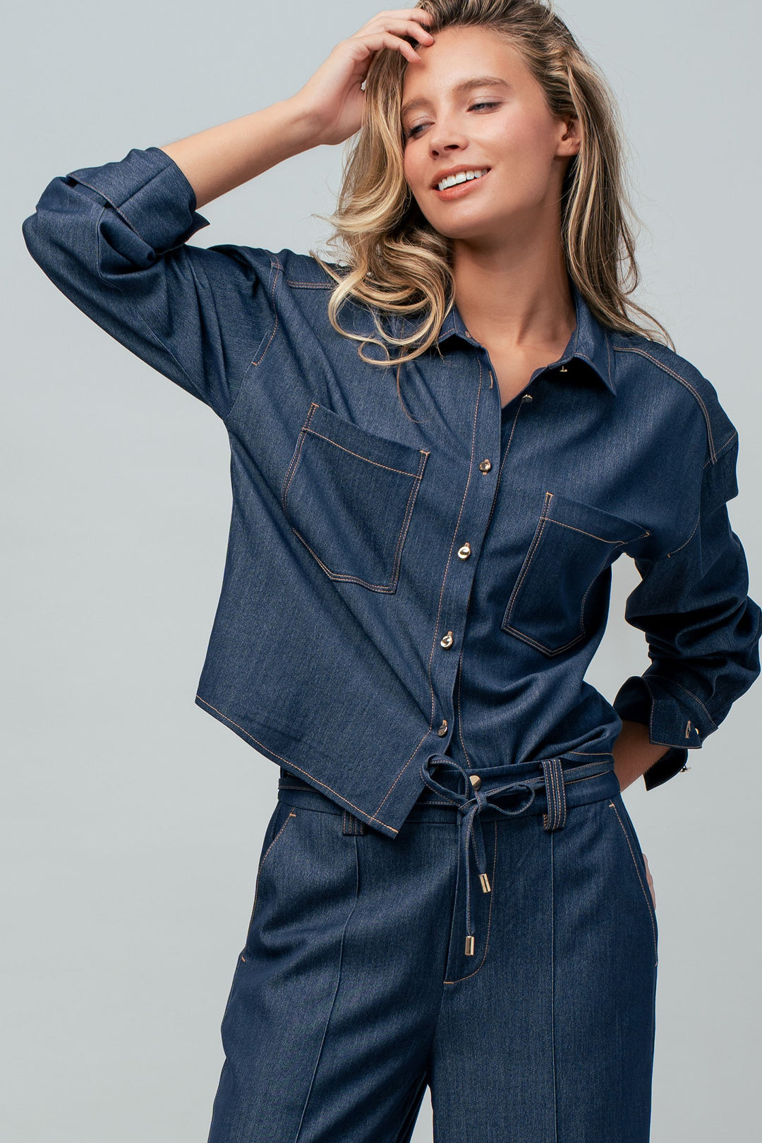 utility shirt - indigo (additional view)