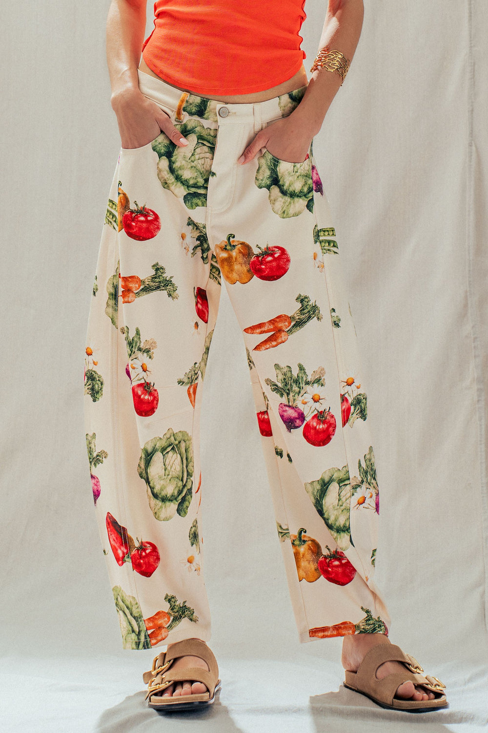 farmer s market print pants - print (additional view)