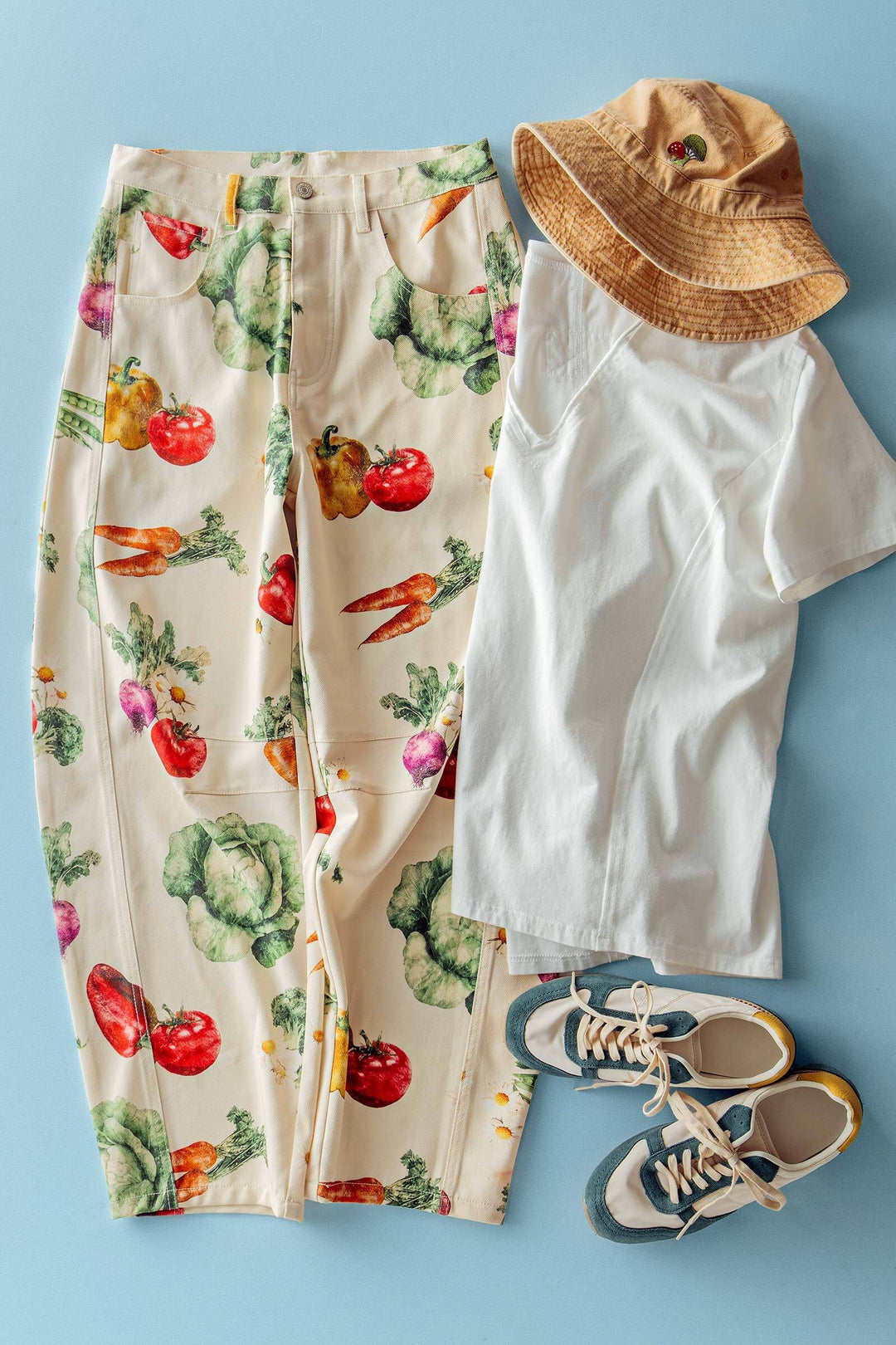 s market print pants - print