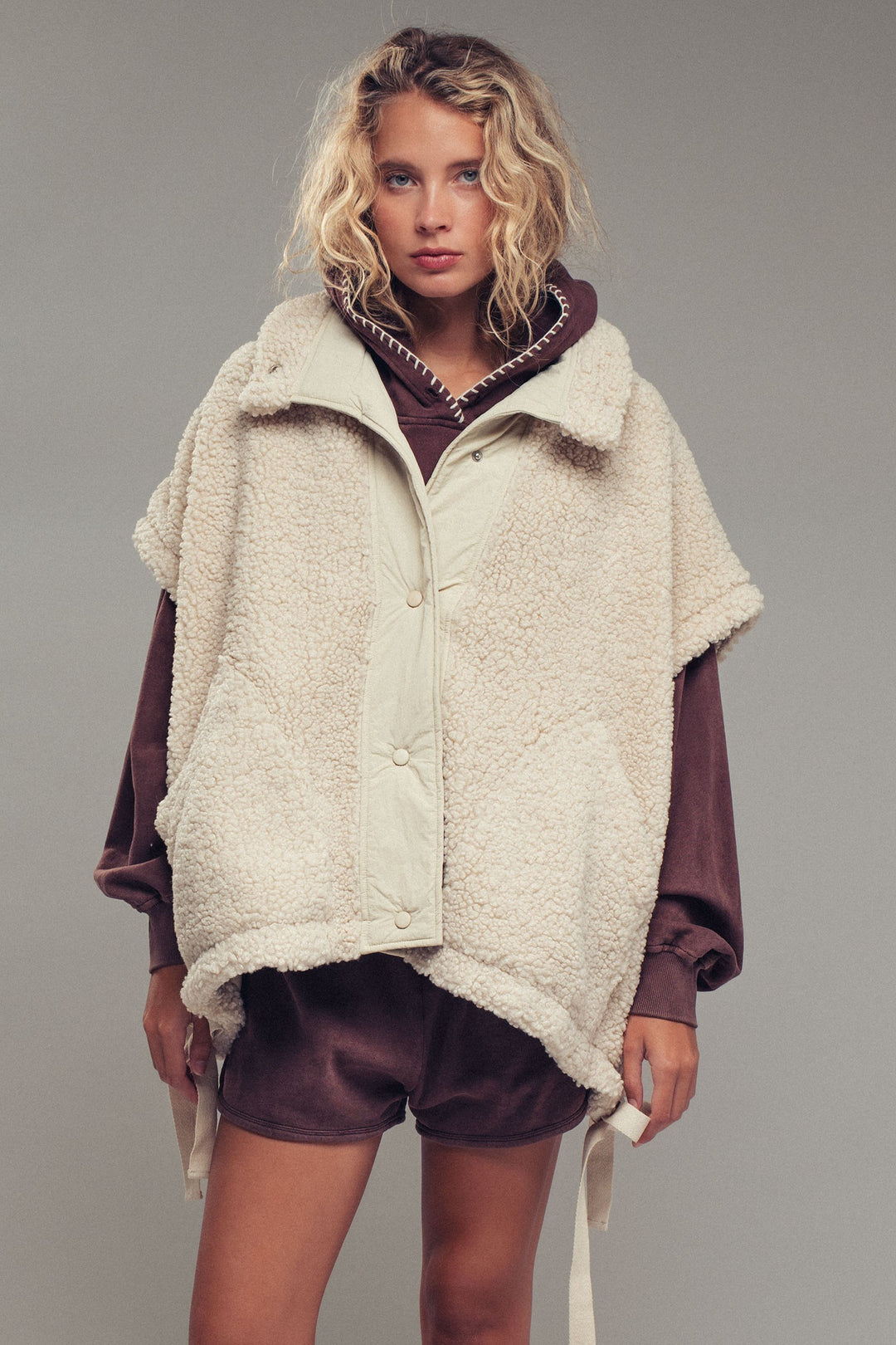 Cozy Boho Western Sherpa Vest for Casual Looks | wholesale outerwear | Trend Notes