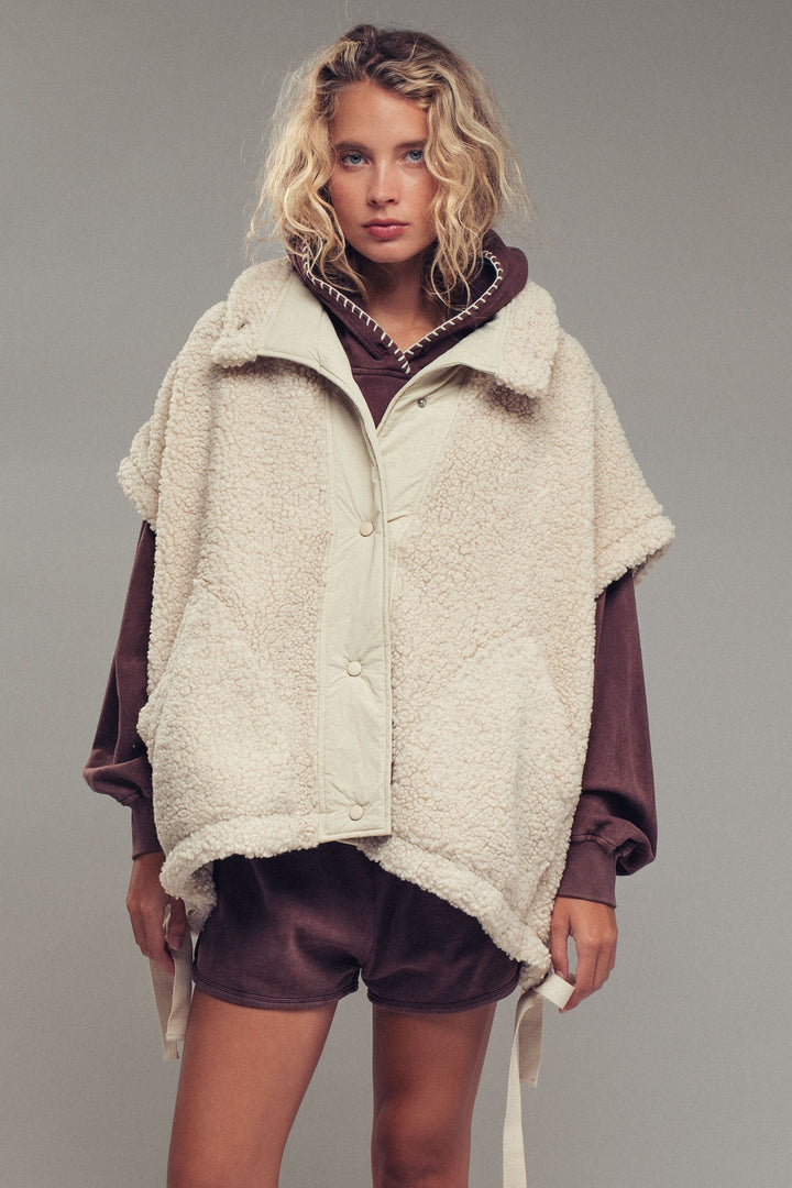 Cozy Boho Western Sherpa Vest for Casual Looks | wholesale outerwear | Trend Notes