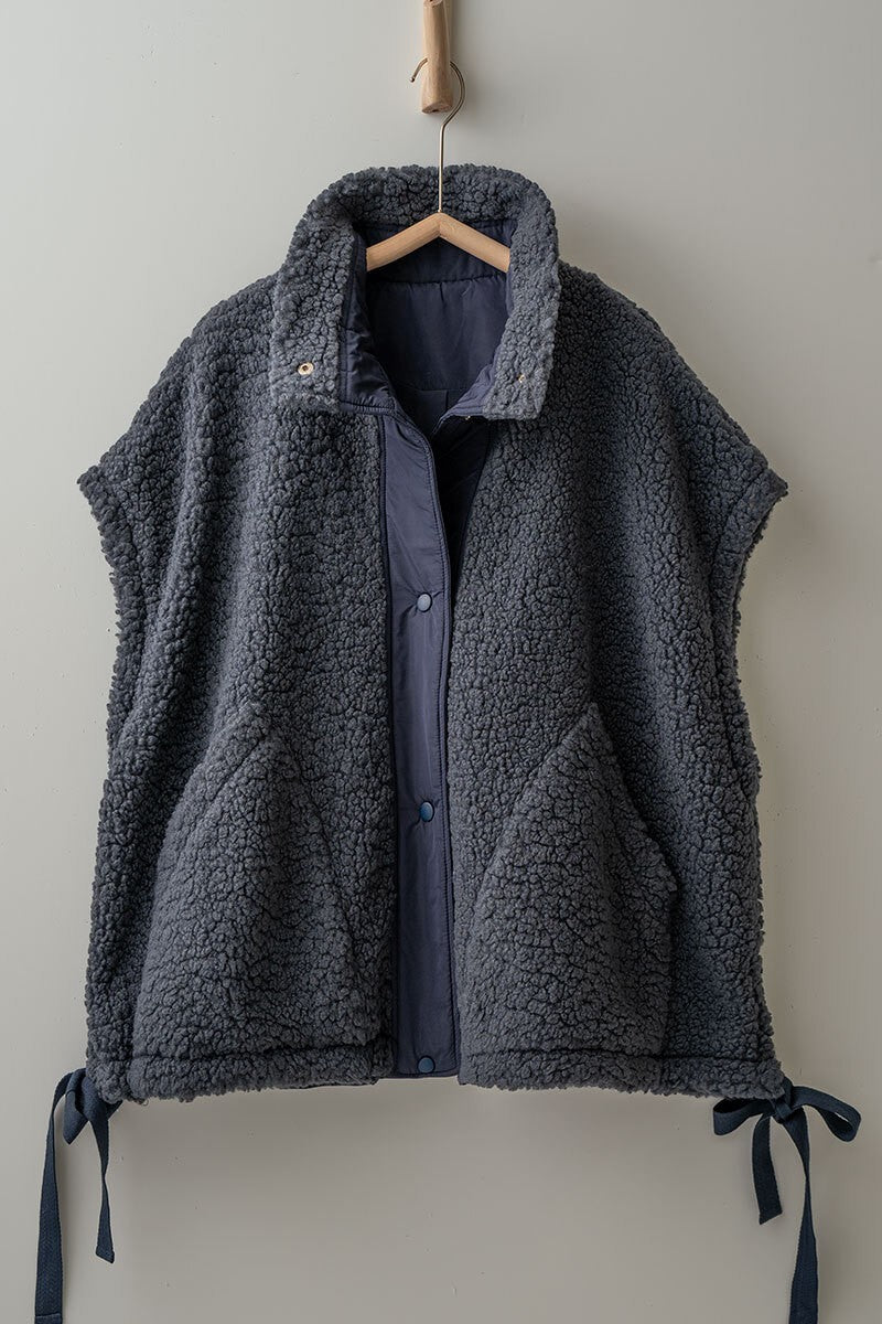 Cozy Boho Western Sherpa Vest for Casual Looks | wholesale outerwear | Trend Notes