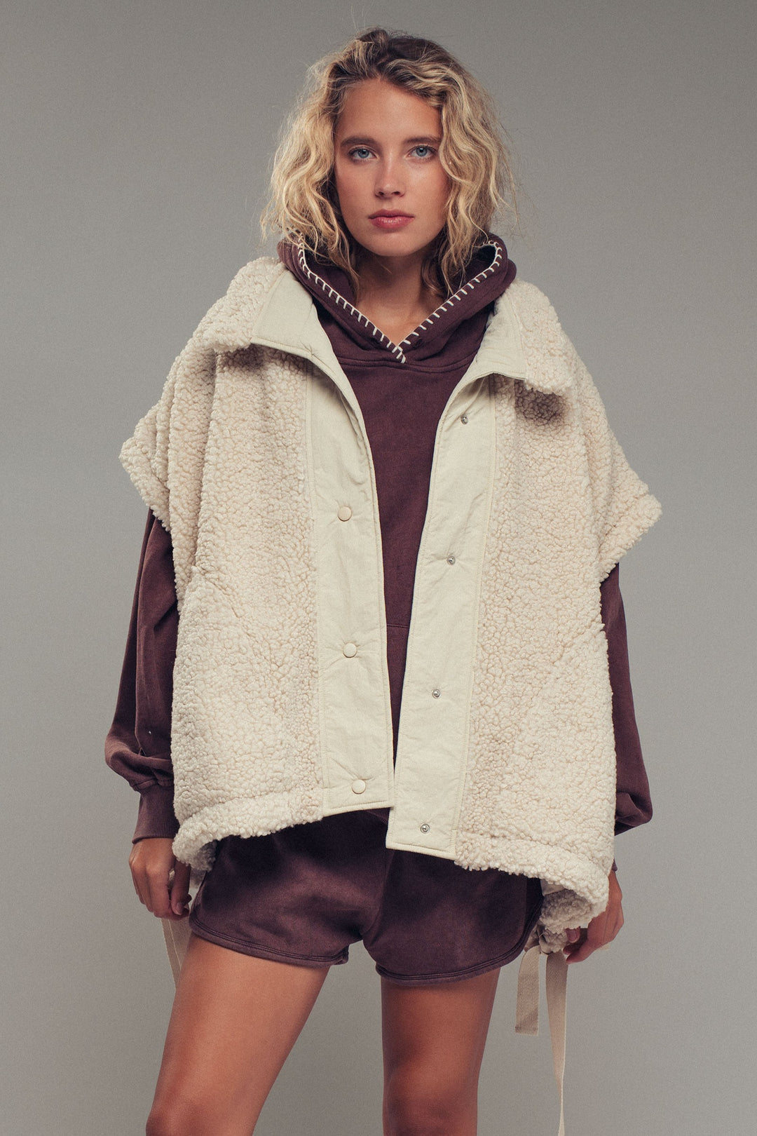 Cozy Boho Western Sherpa Vest for Casual Looks | wholesale outerwear | Trend Notes