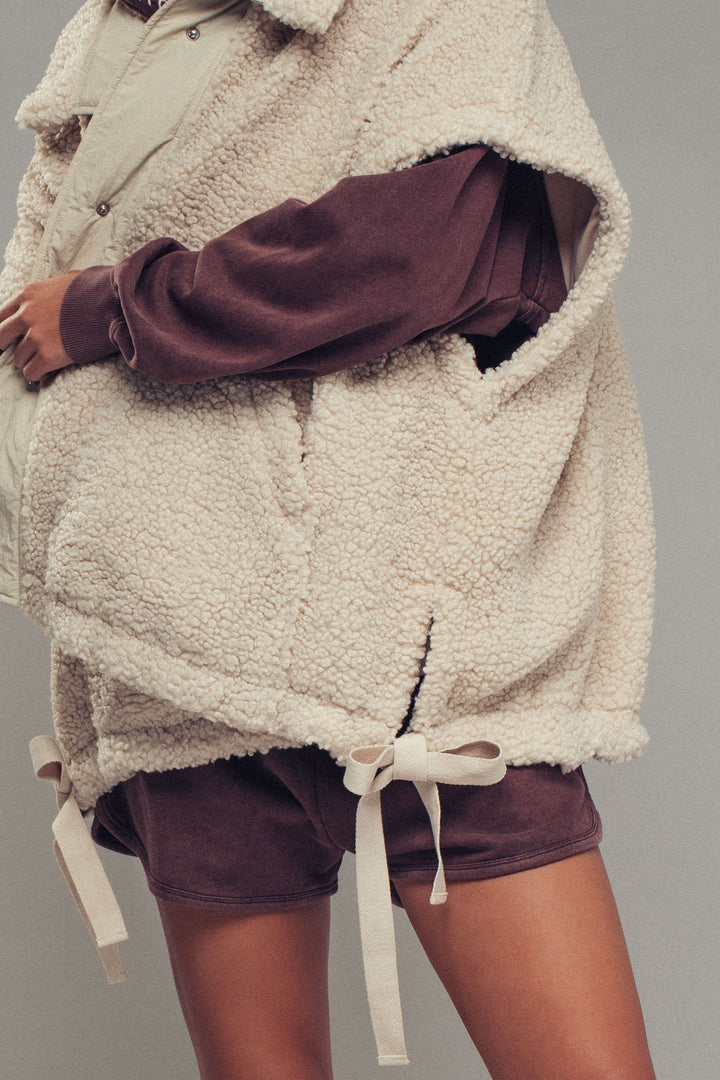 Cozy Boho Western Sherpa Vest for Casual Looks | wholesale outerwear | Trend Notes