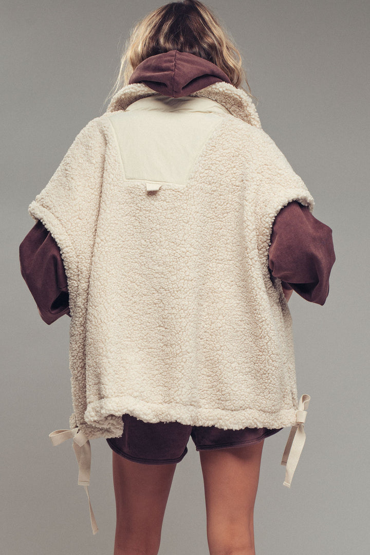 Cozy Boho Western Sherpa Vest for Casual Looks | wholesale outerwear | Trend Notes