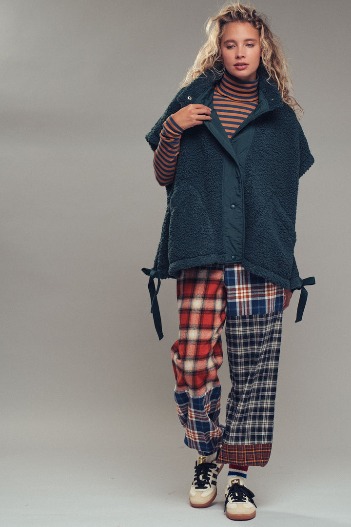 Cozy Boho Western Sherpa Vest for Casual Looks | wholesale outerwear | Trend Notes