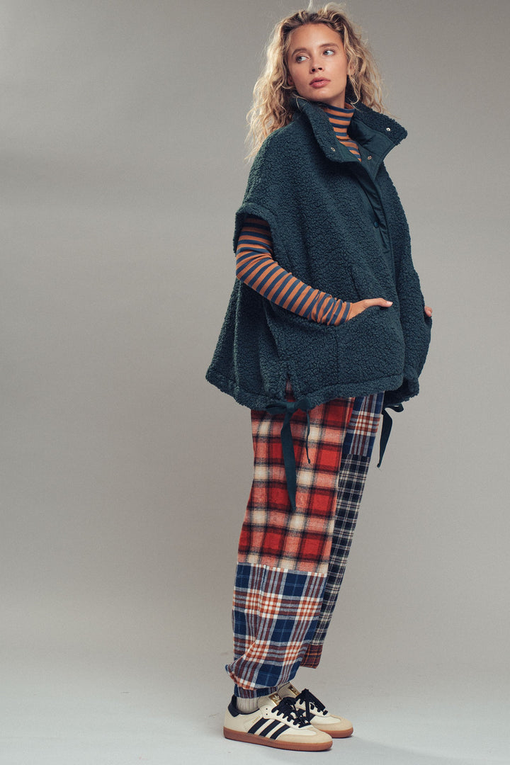 Cozy Boho Western Sherpa Vest for Casual Looks | wholesale outerwear | Trend Notes