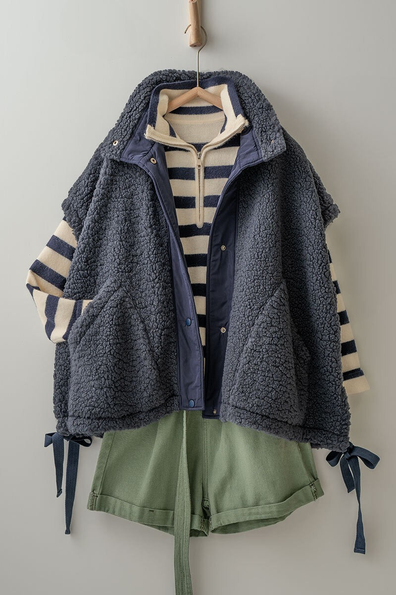 Cozy Boho Western Sherpa Vest for Casual Looks | wholesale outerwear | Trend Notes