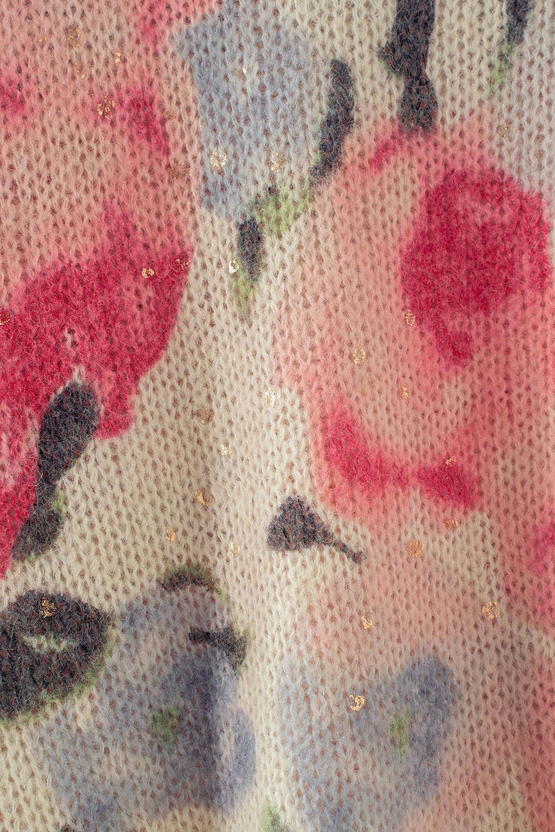 gold dust knit sweater - cream multi (additional view)