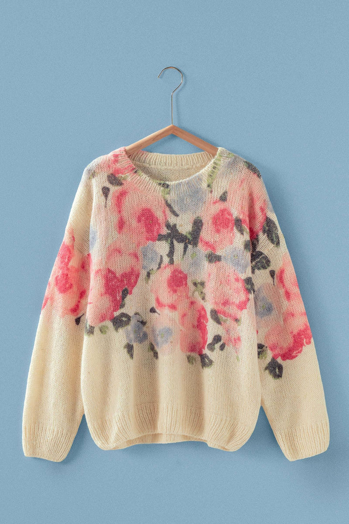 gold dust knit sweater - cream multi (additional view)