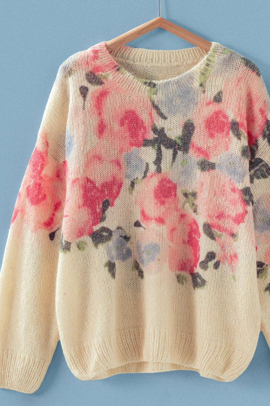 gold dust knit sweater - cream multi (additional view)