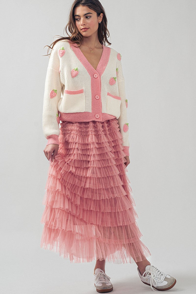 Sweet Berry Knit Cardigan, additional view
