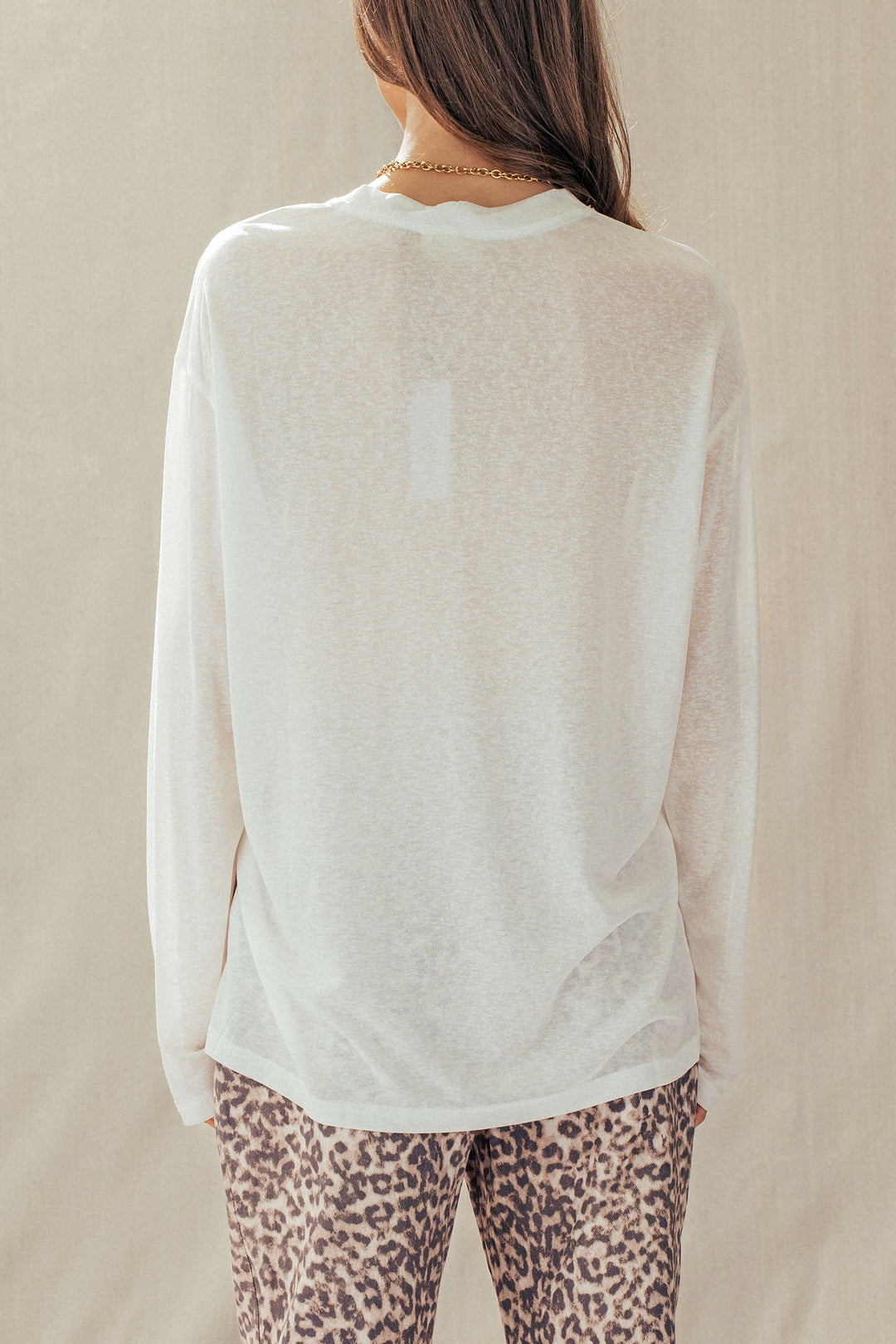 pup parade long sleeve tee - white (additional view)