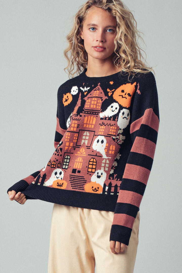 Haunted Manor Knit Sweater