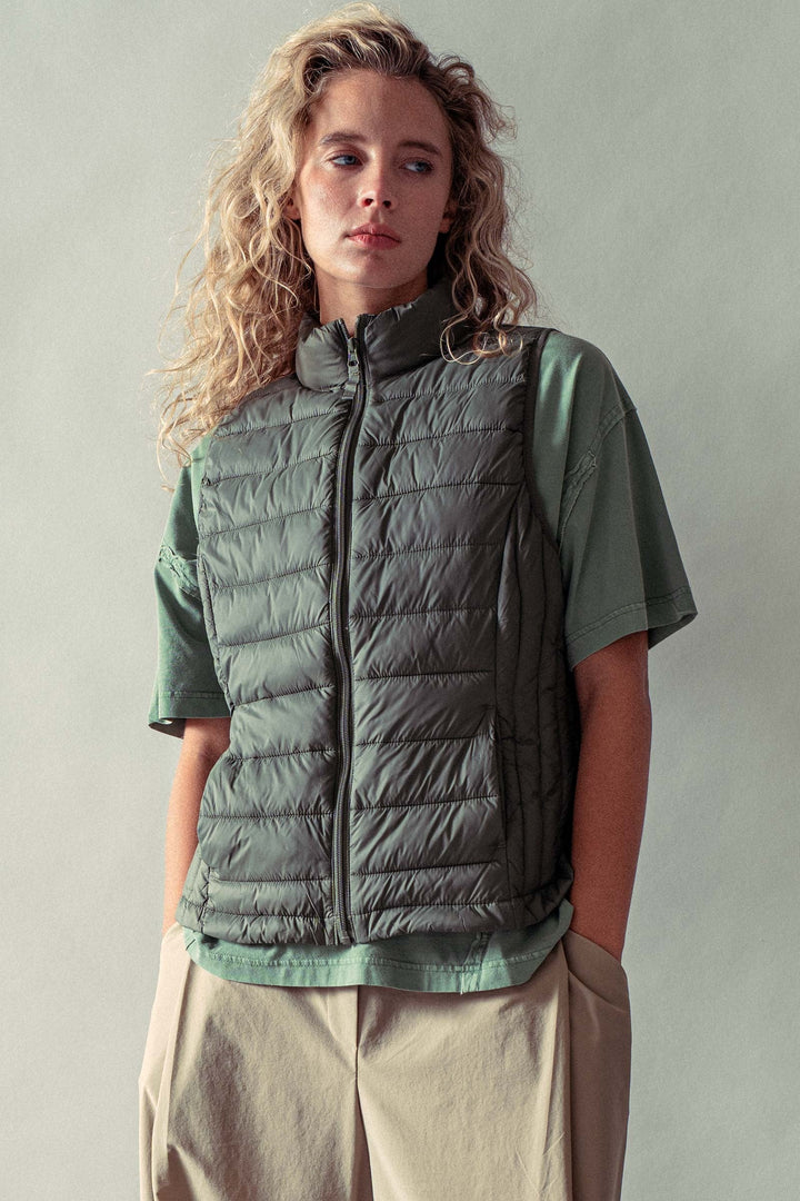 4n Lightweight Quilted Vest Cozy Layering Piece