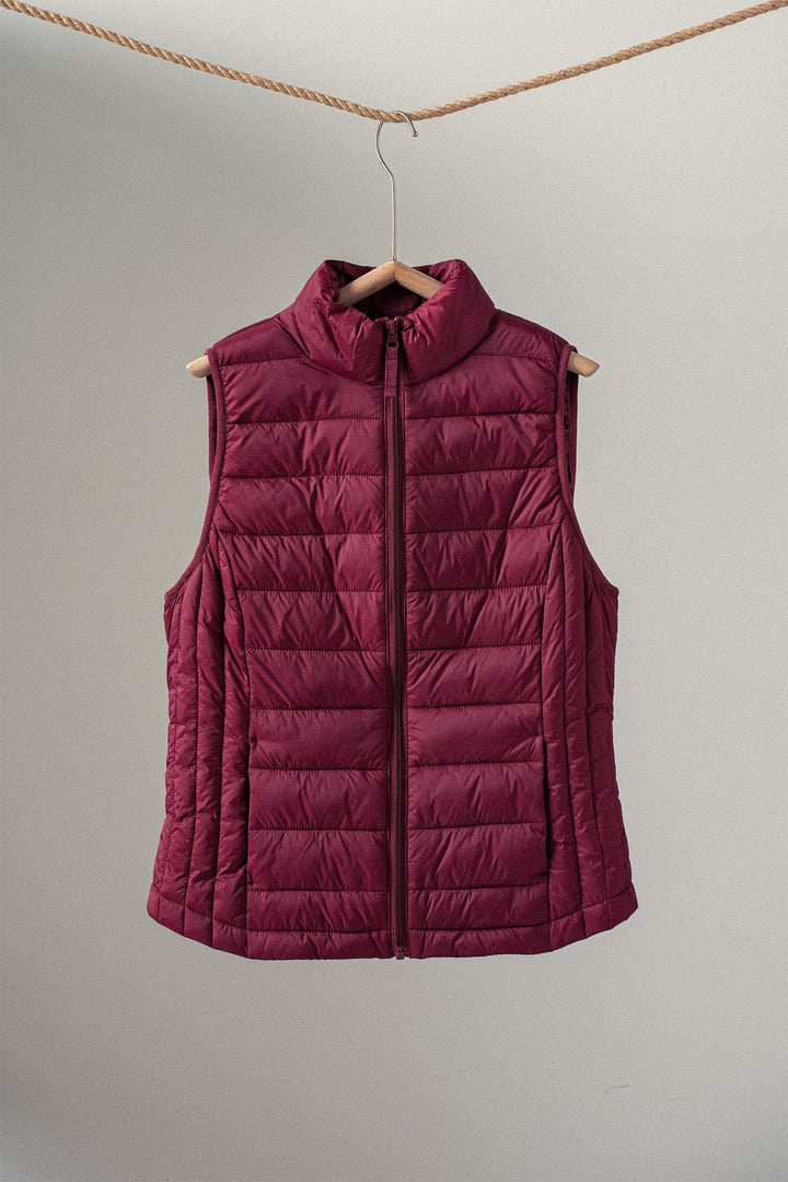 4n Lightweight Quilted Vest Cozy Layering Piece, additional view