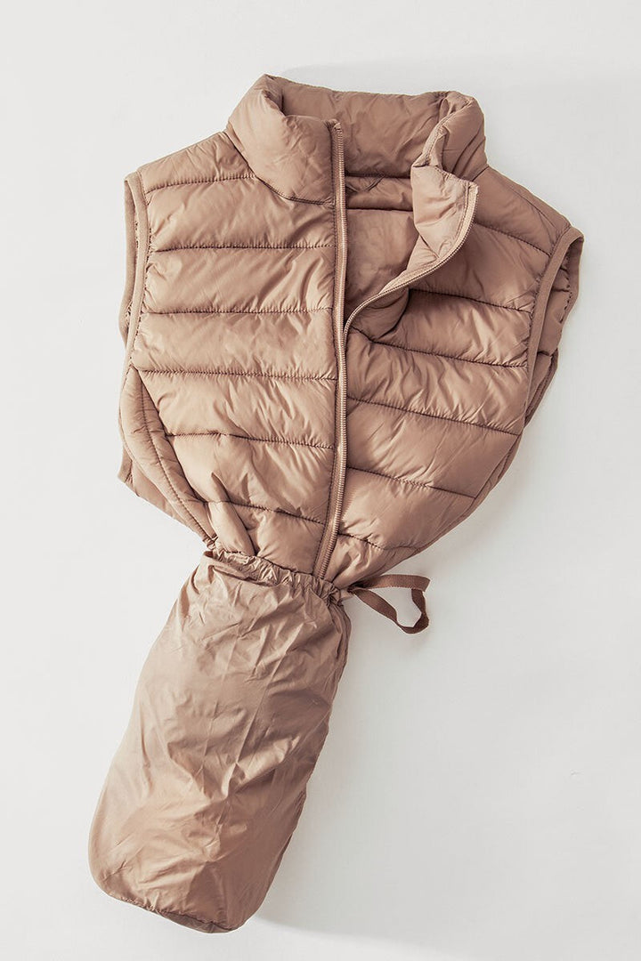 4n Lightweight Quilted Vest Cozy Layering Piece, additional view