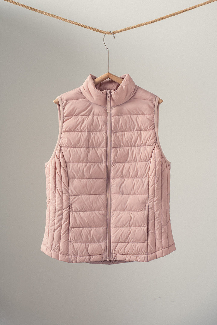4n Lightweight Quilted Vest Cozy Layering Piece, additional view