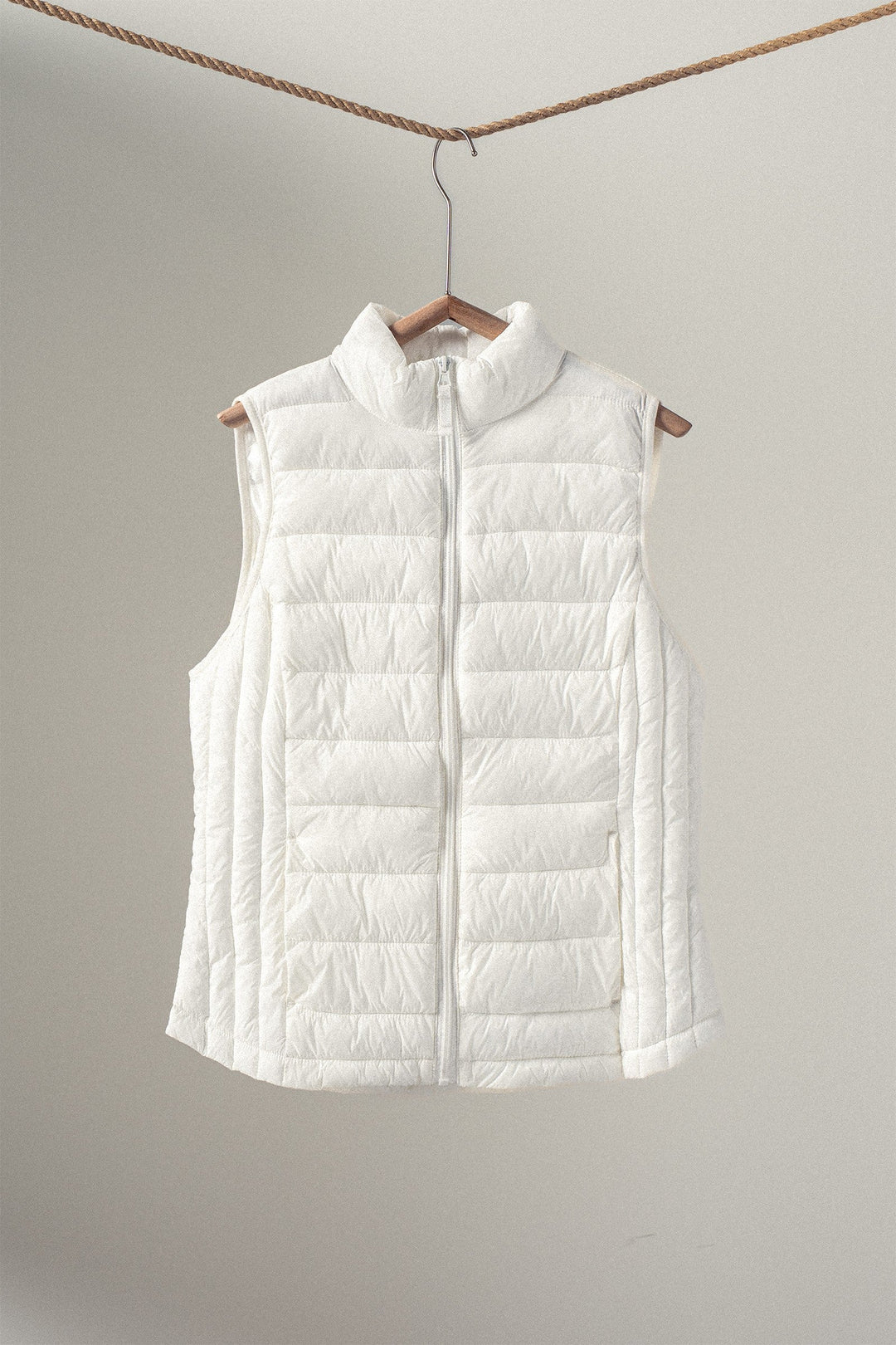 4n Lightweight Quilted Vest Cozy Layering Piece, additional view