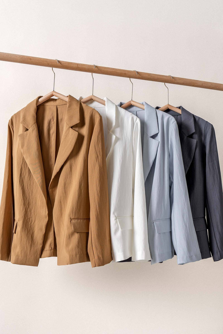 soft structure tailored blazer - default