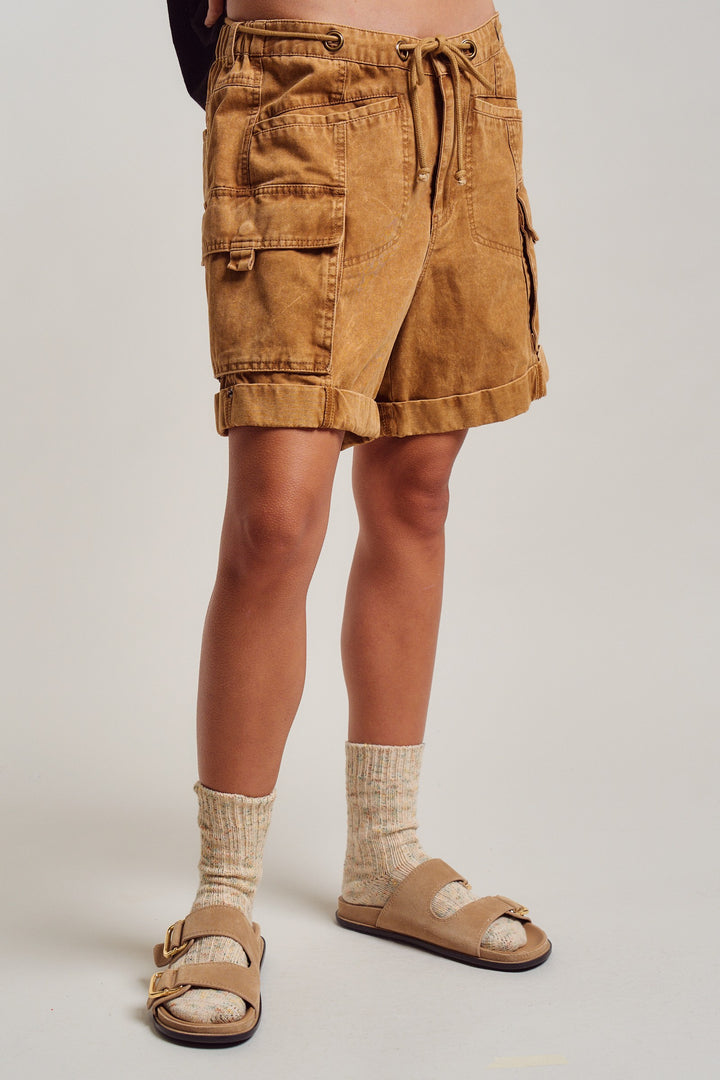 on the go cargo short - camel (additional view)