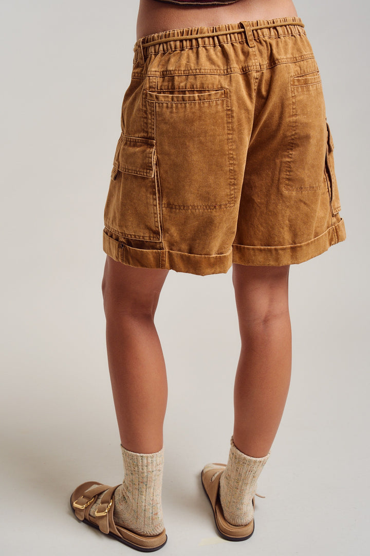 on the go cargo short - camel (additional view)