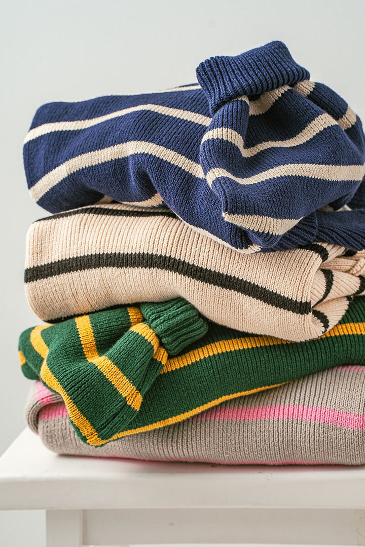 flow it down ribbed knit pullover - default