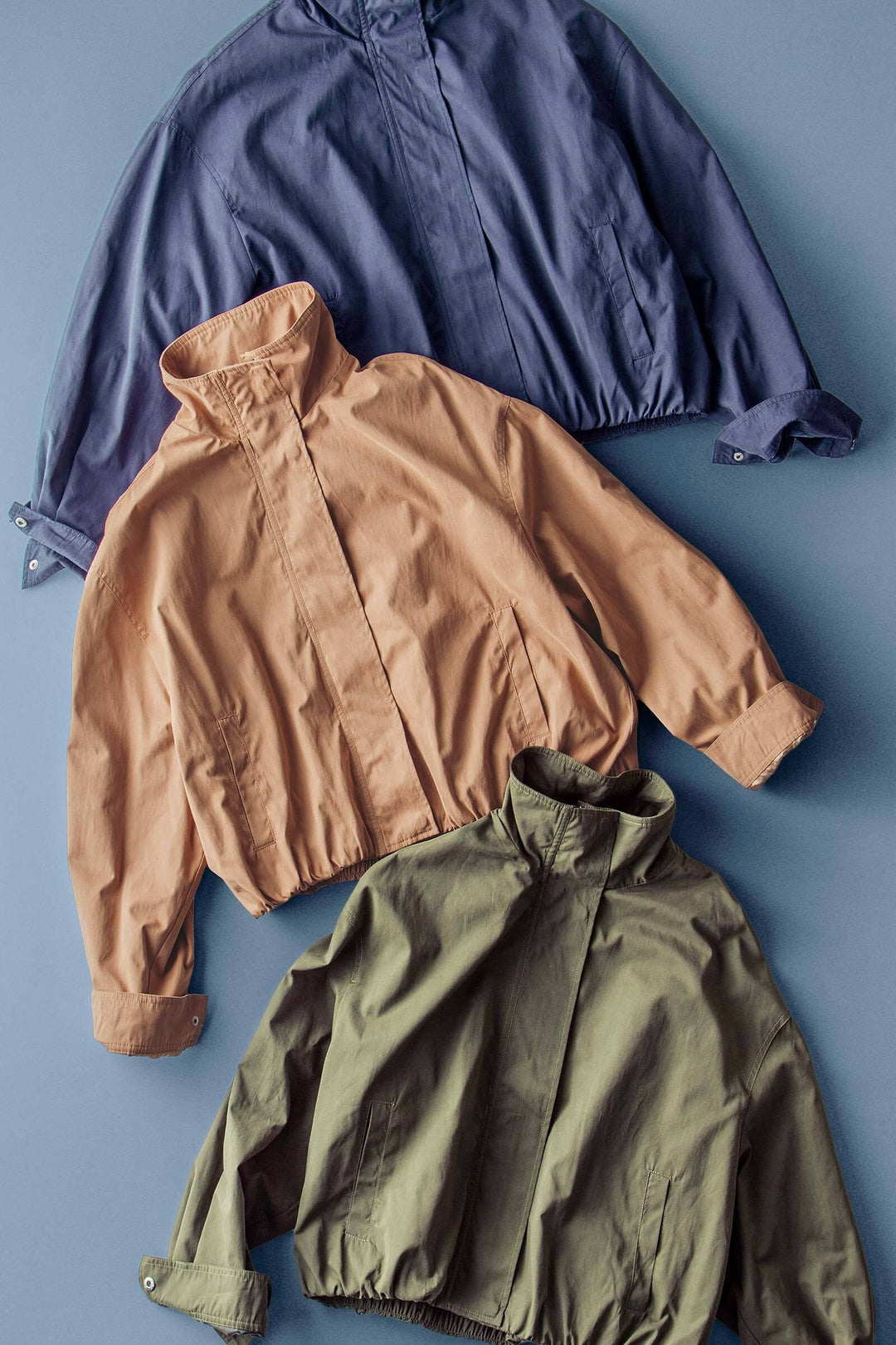 classic utility zip up jacket - default