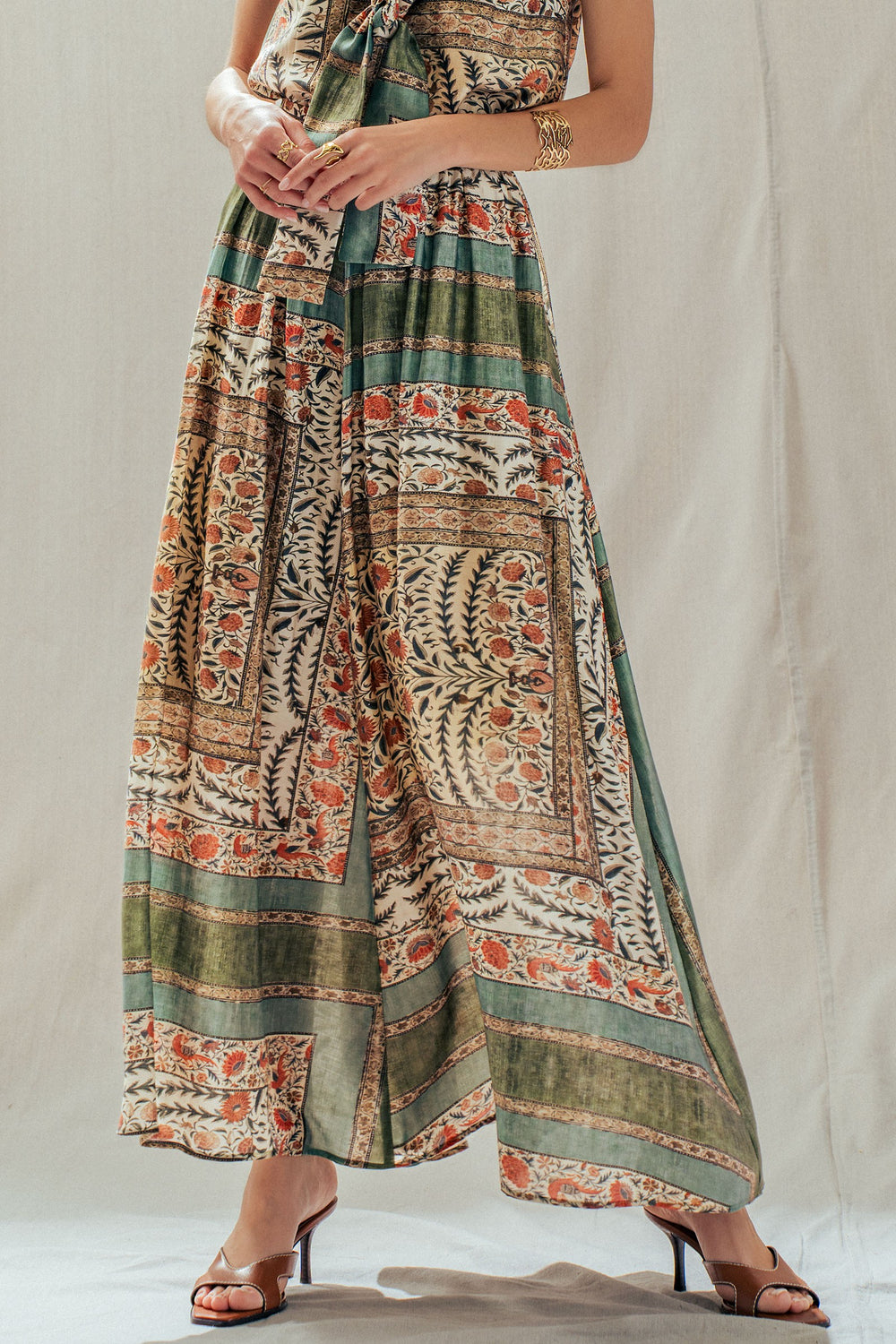 muse patchwork maxi skirt - multi (additional view)