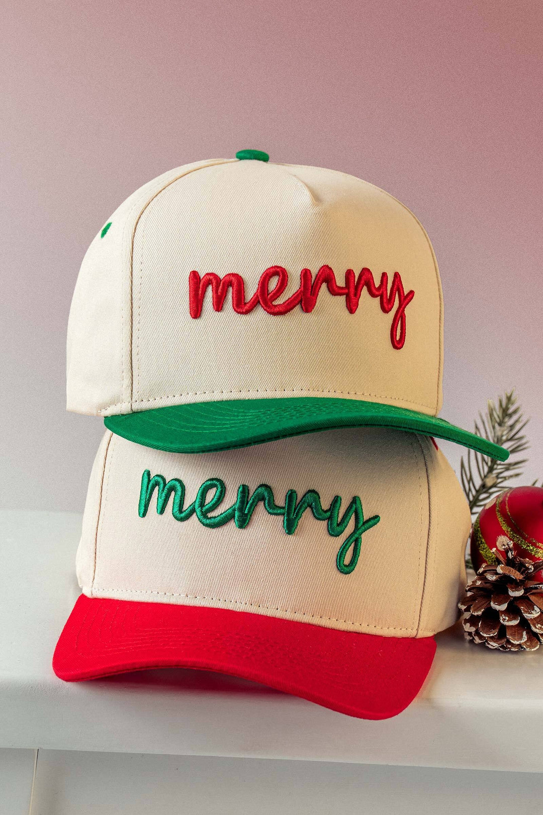 embroidered trucker hat - default