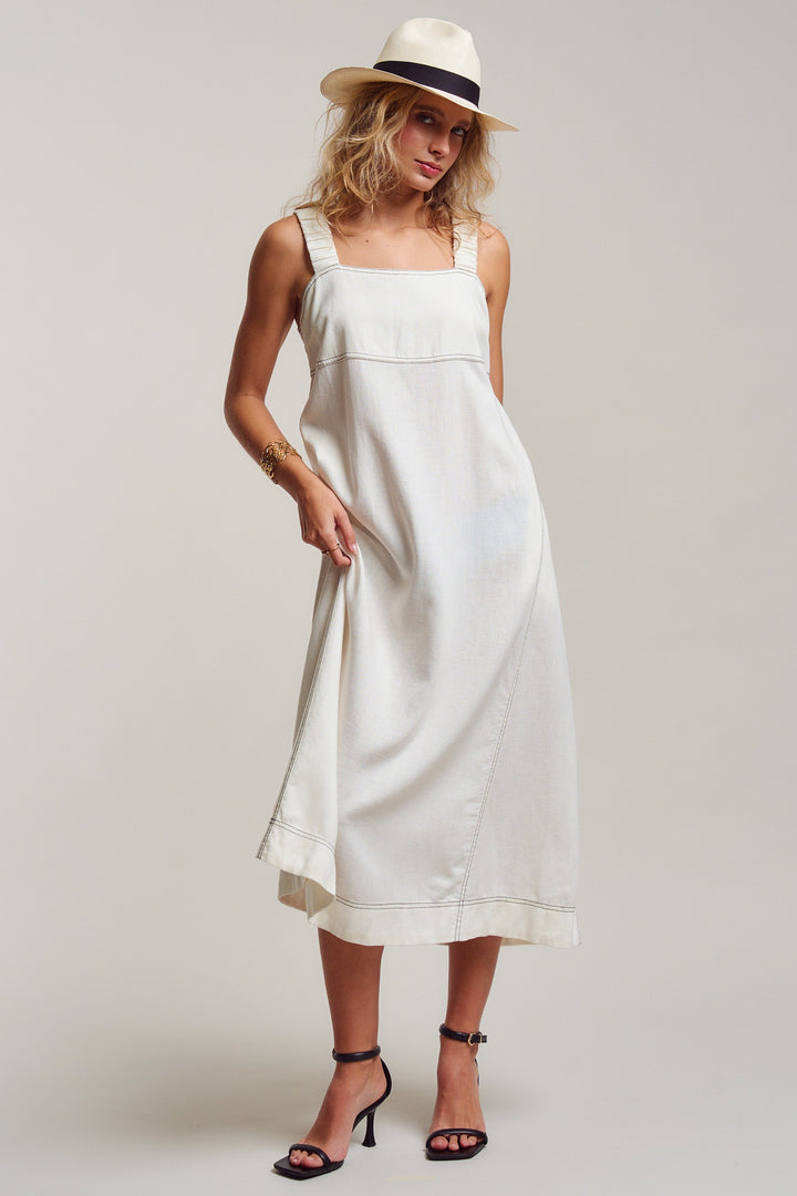 easy days stitch sundress - white (additional view)