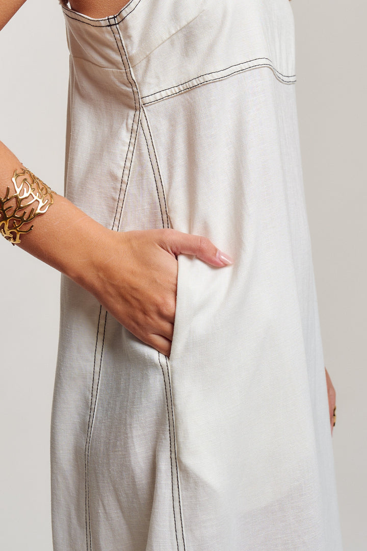 easy days stitch sundress - white (additional view)