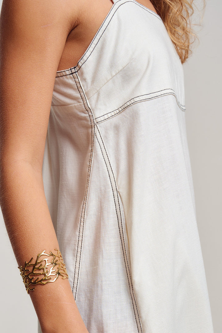 easy days stitch sundress - white (additional view)