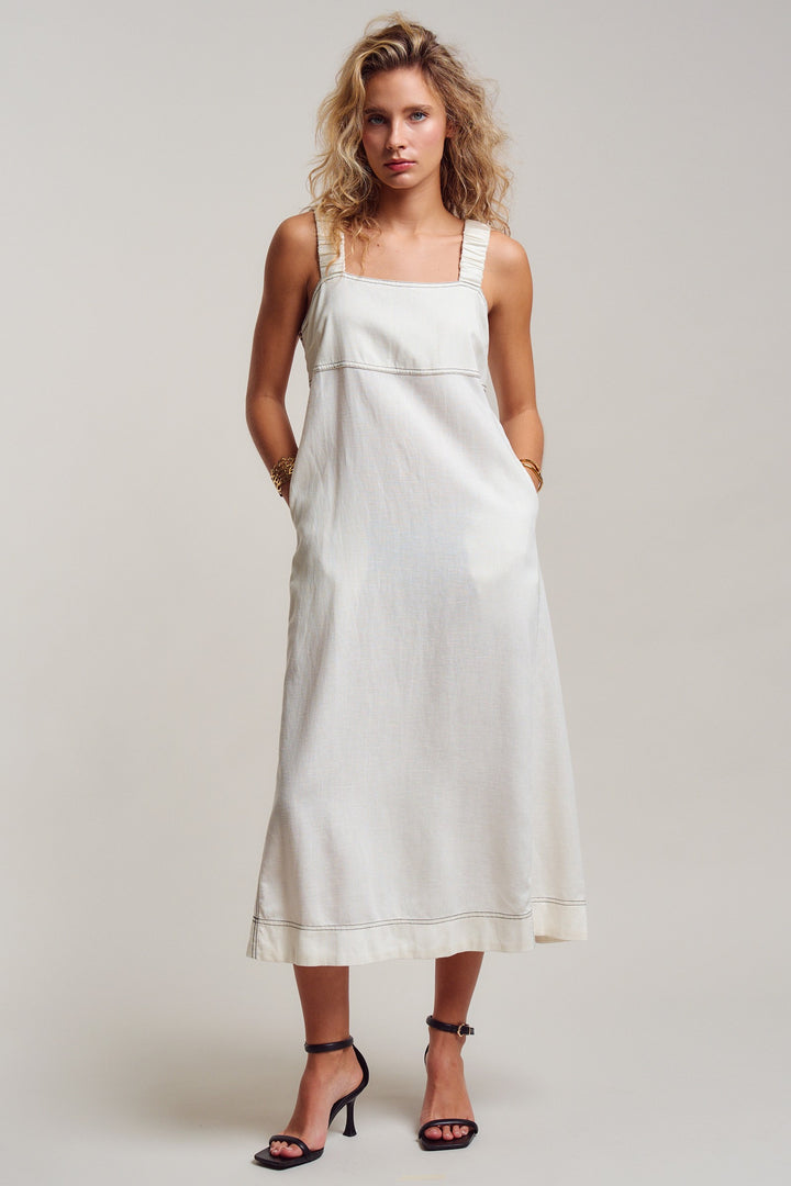 easy days stitch sundress - white (additional view)