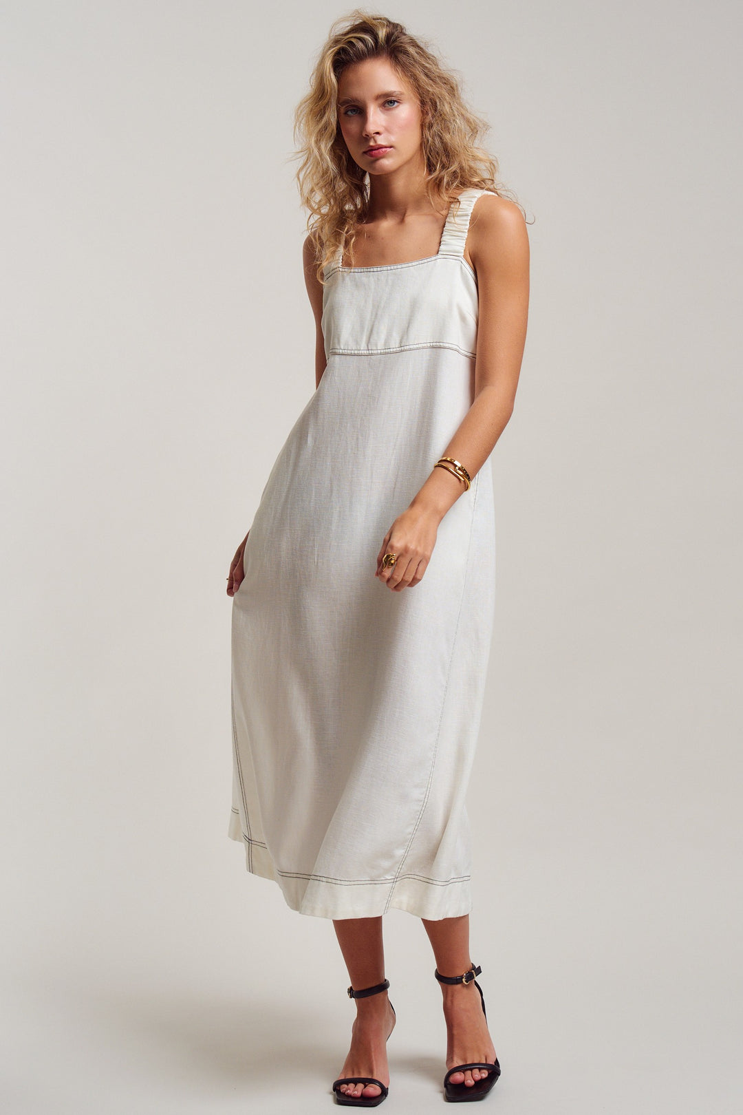 easy days stitch sundress - white (additional view)