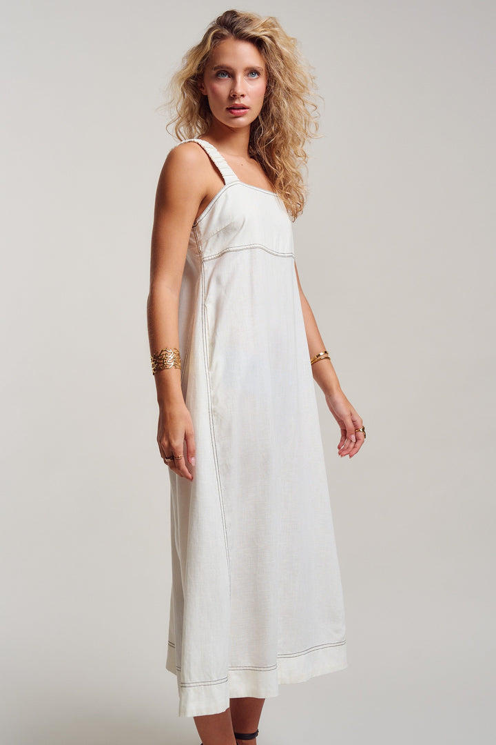easy days stitch sundress - white (additional view)