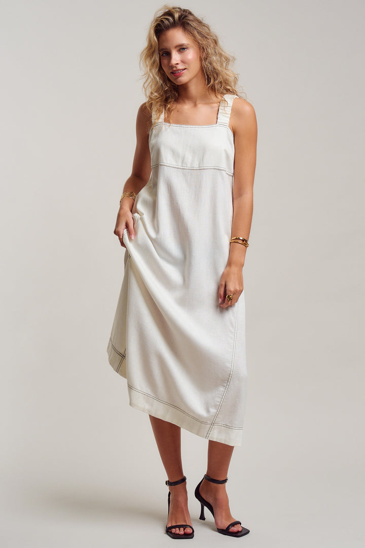 easy days stitch sundress - white (additional view)